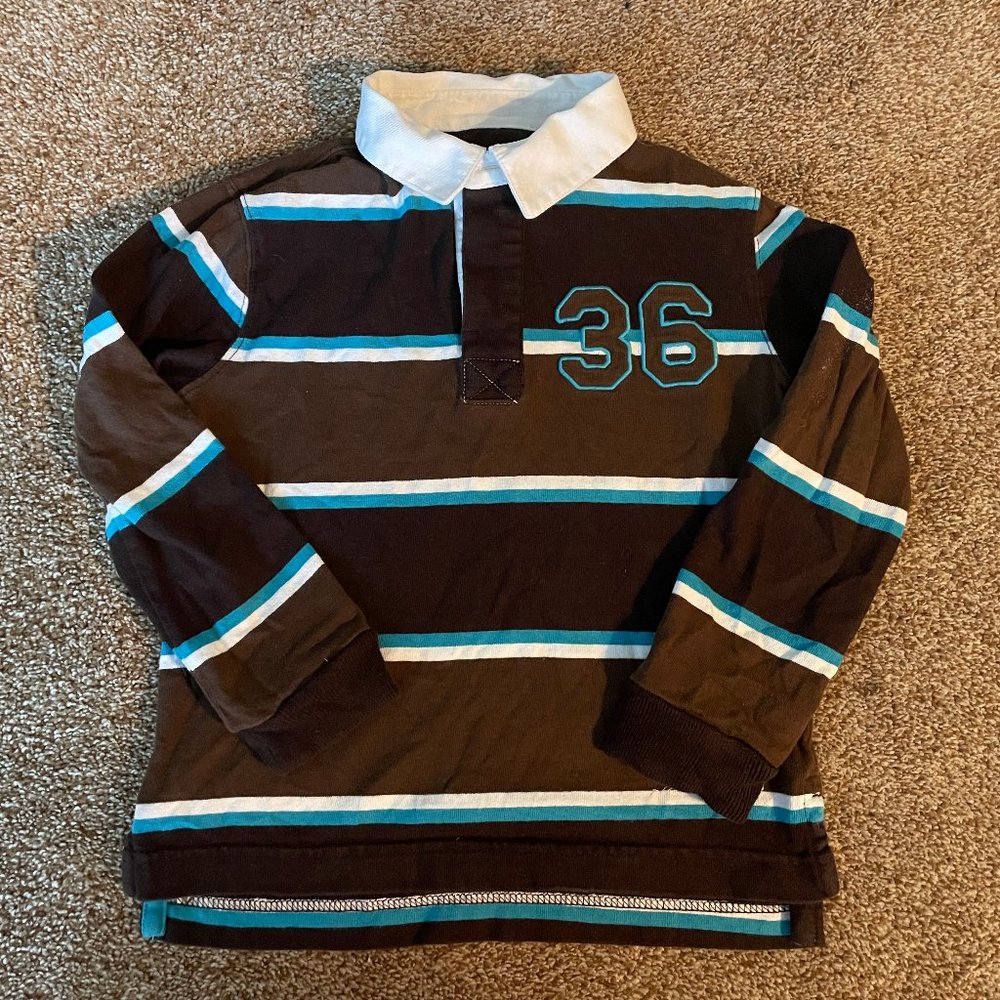 Old Navy long sleeve rugby polo shirt S (5)